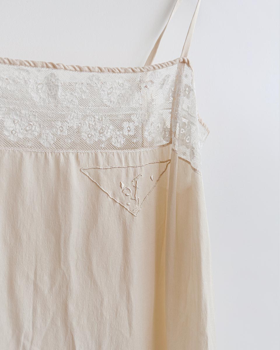1920s Silk Chemise