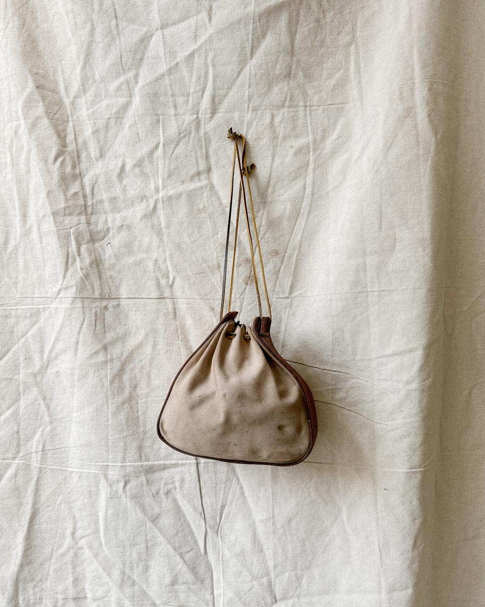 Vintage Tooled Leather Satchel