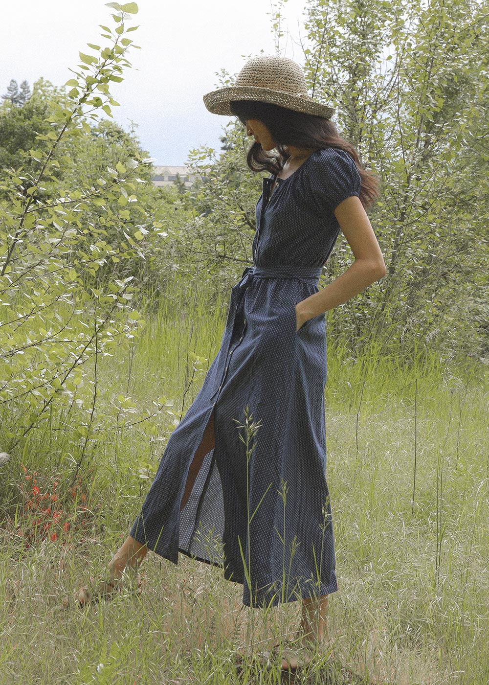 Calais Dress - Midnight Sun