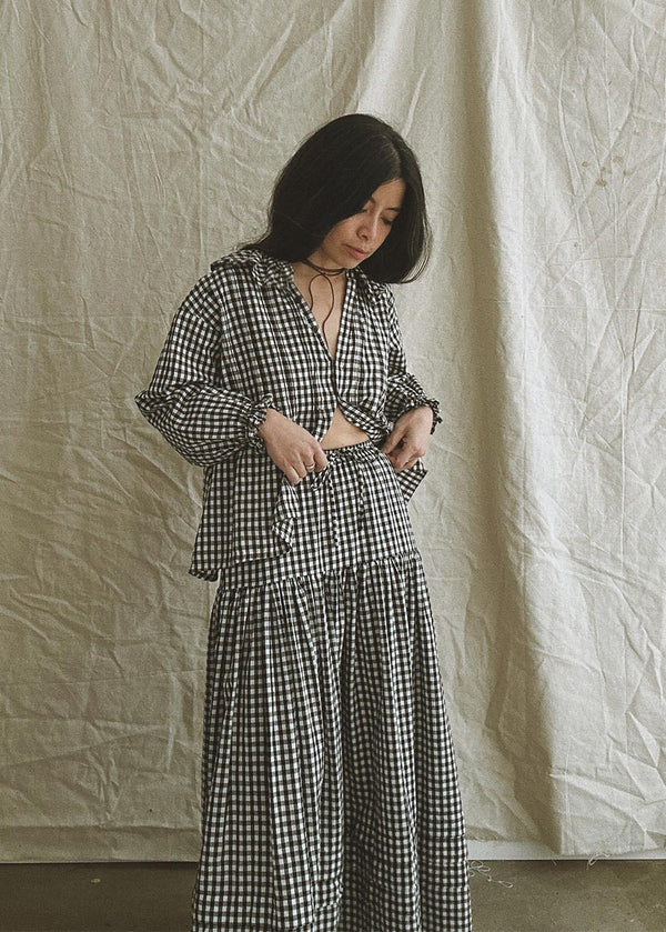 Gardenne Skirt - Prairie Noir