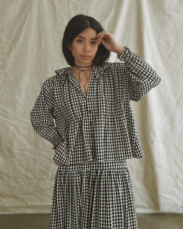 Nesaea Top - Prairie Noir