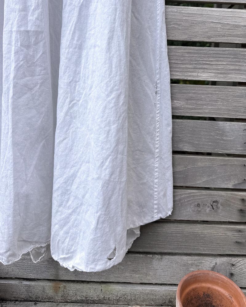 Antique 1920s Cotton Chemise Step-In