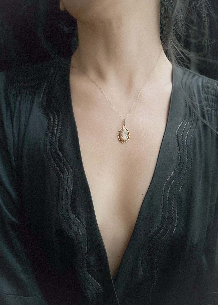 Blodwen Cameo Necklace