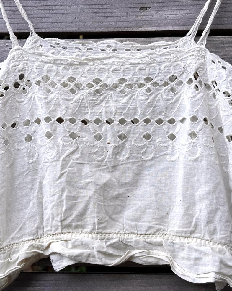 Antique Broderie Anglais Camisole