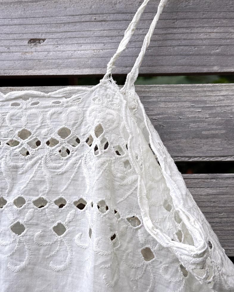 Antique Broderie Anglais Camisole