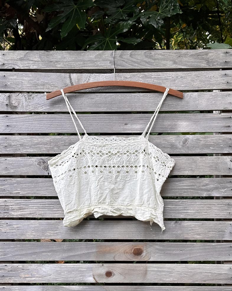 Antique Broderie Anglais Camisole