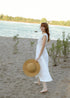 Atèlette - Antique Inspired White Cotton Midi Dress - DASHWOOD - Consciously Crafted