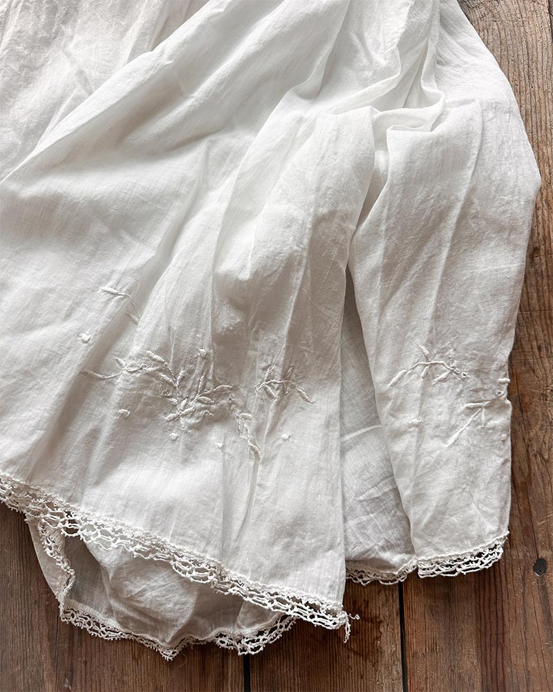 Antique Cotton Embroidered Bloomers