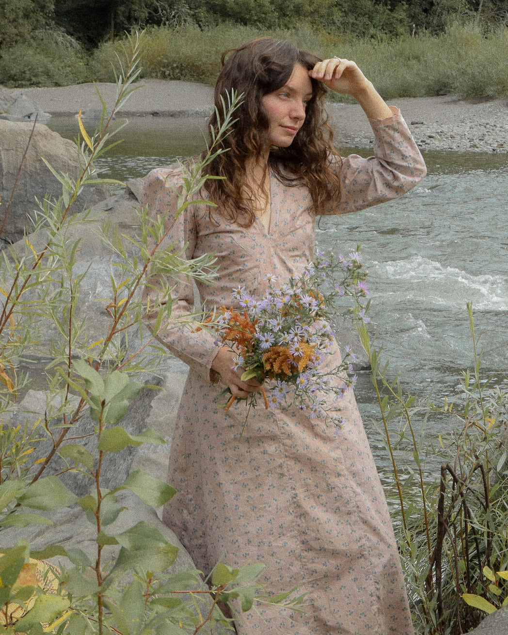 Emmeline Dress - Antique Mauve