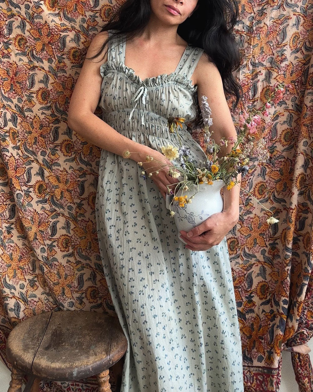 Helene Dress - Loch Green