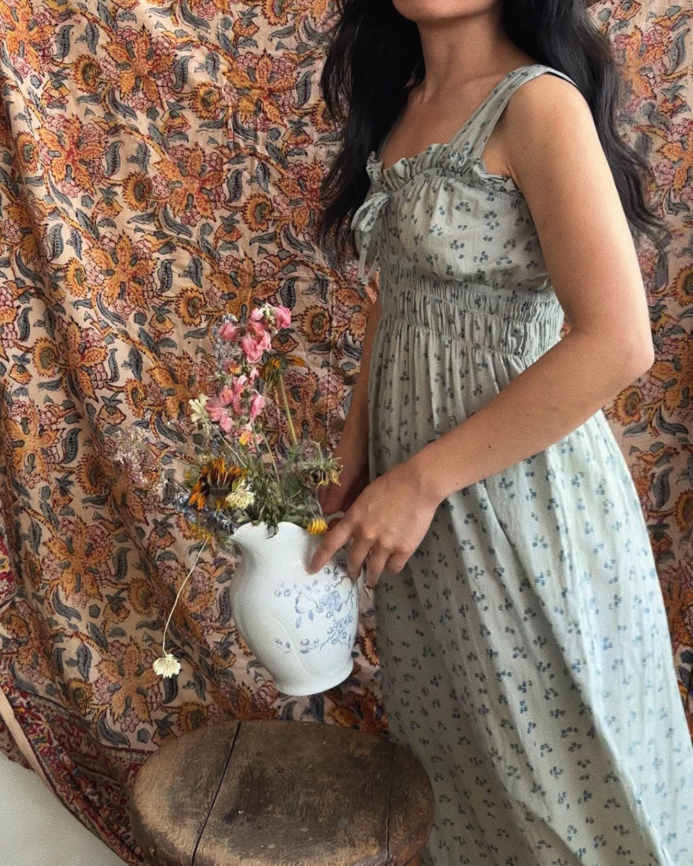 Helene Dress - Loch Green