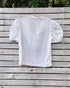 Vintage 1930s Embroidered Ruffle Blouse