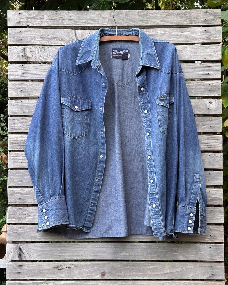Vintage Wrangler Western Denim Shirt