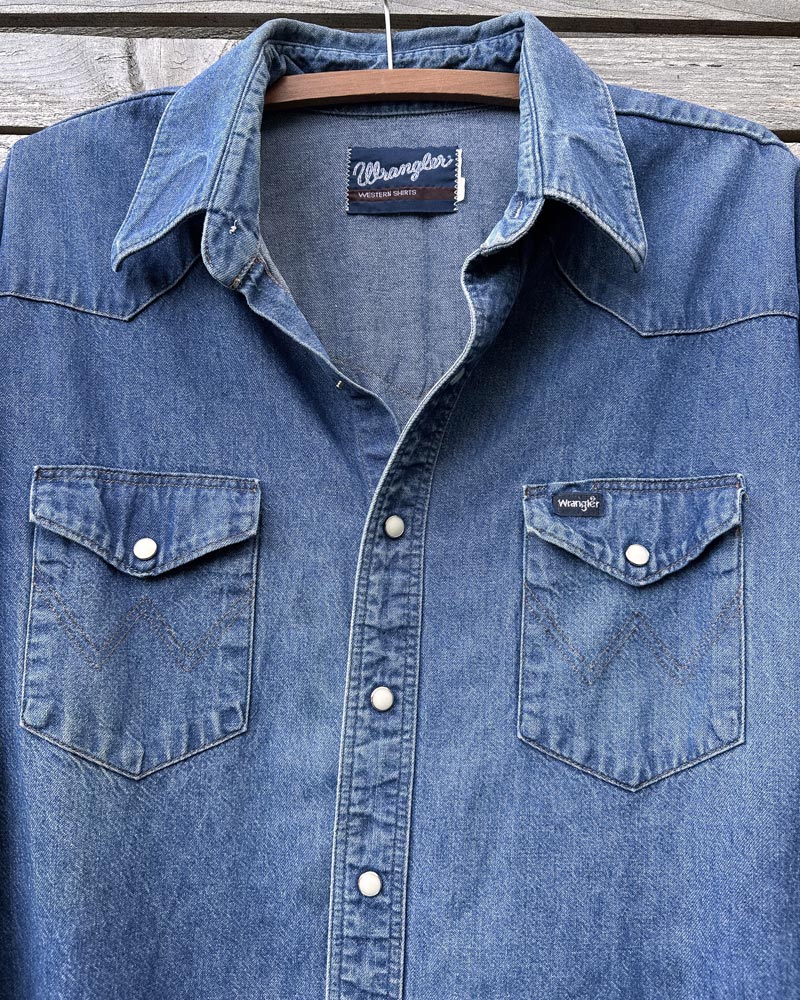 Vintage Wrangler Western Denim Shirt