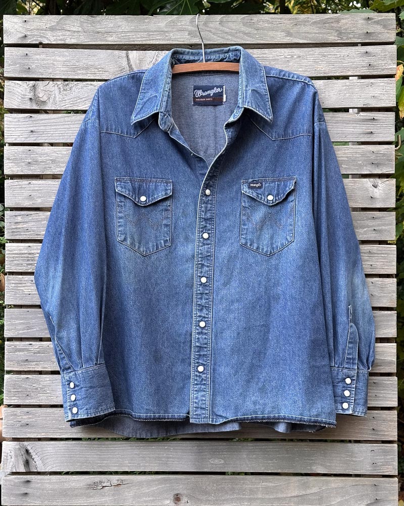 Vintage Wrangler Western Denim Shirt